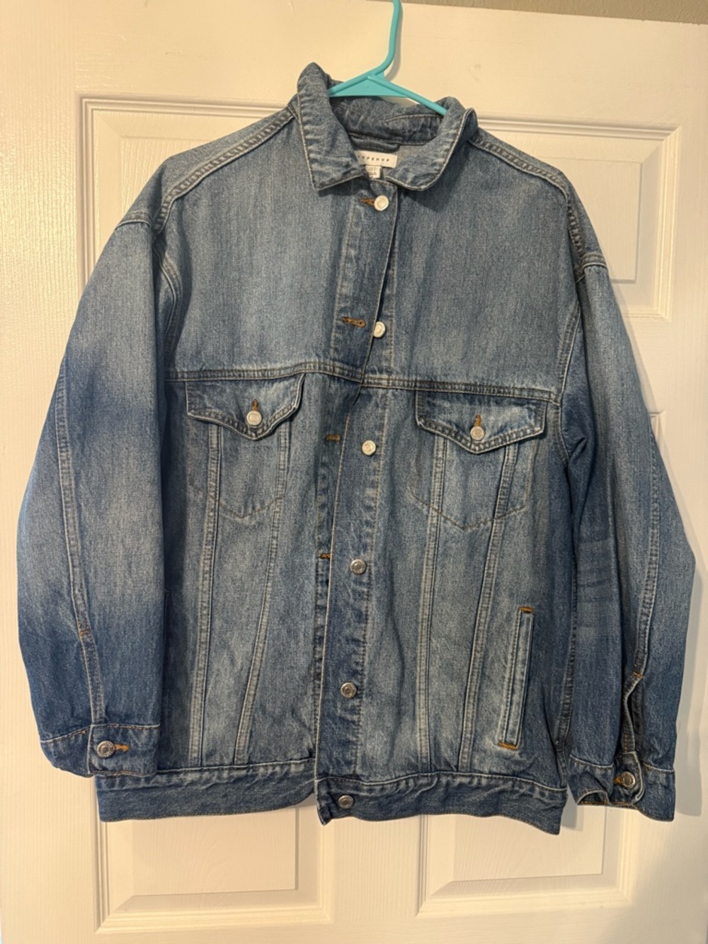 Topshop Light Blue Denim Jacket